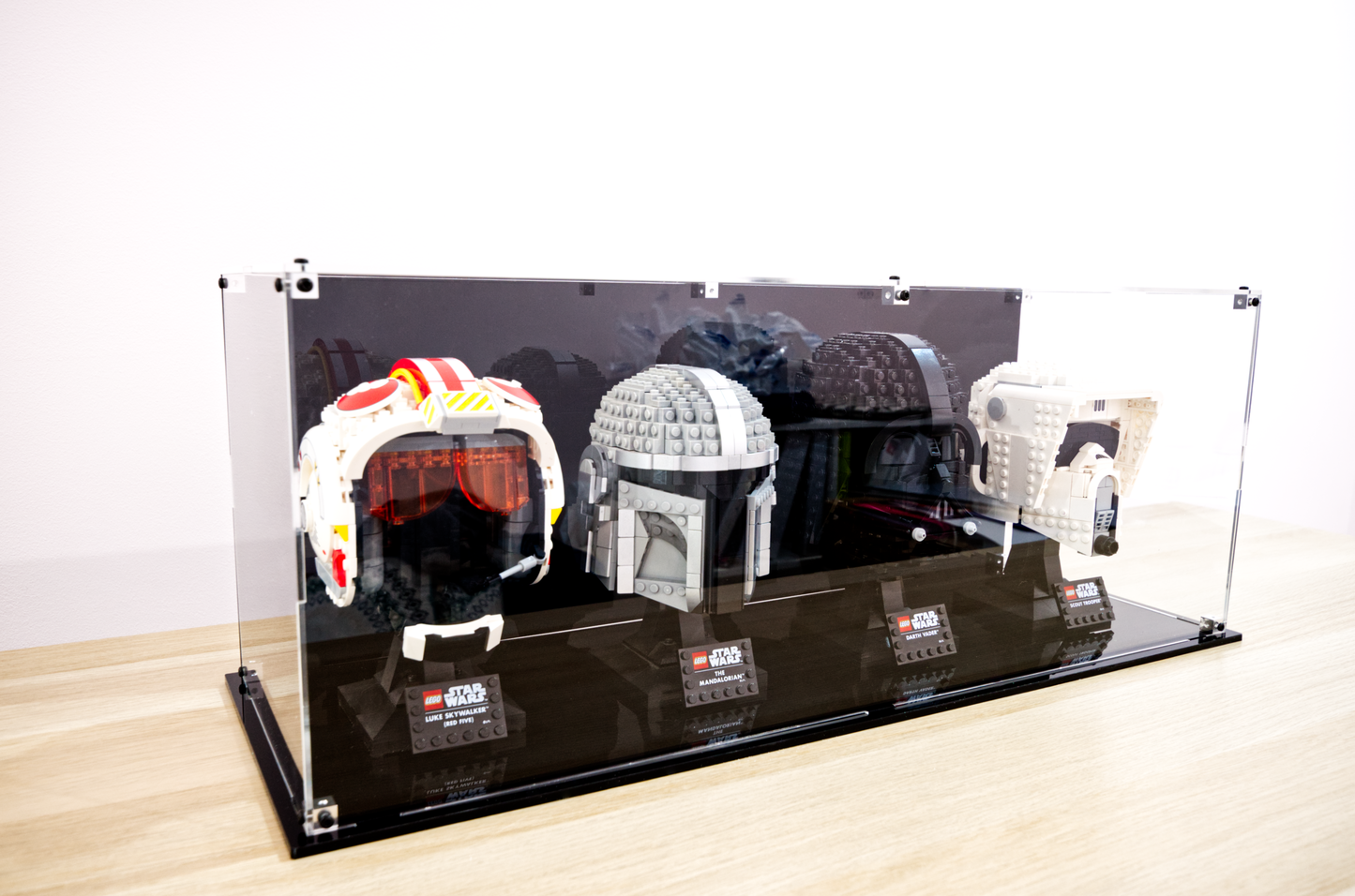 Display Case for Lego® Four Helmets