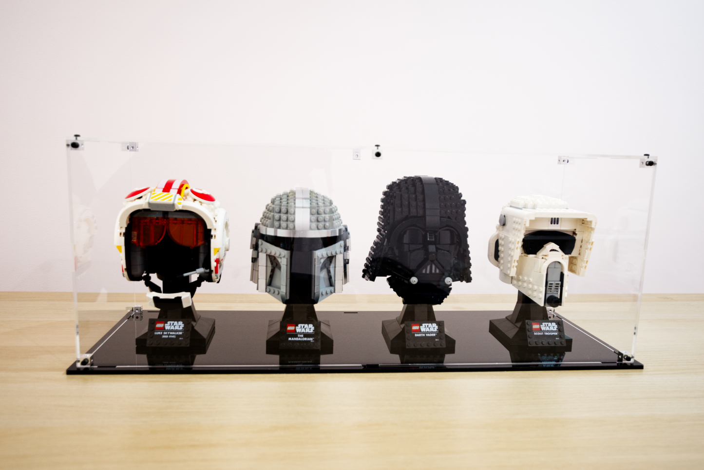 Display Case for Lego® Four Helmets