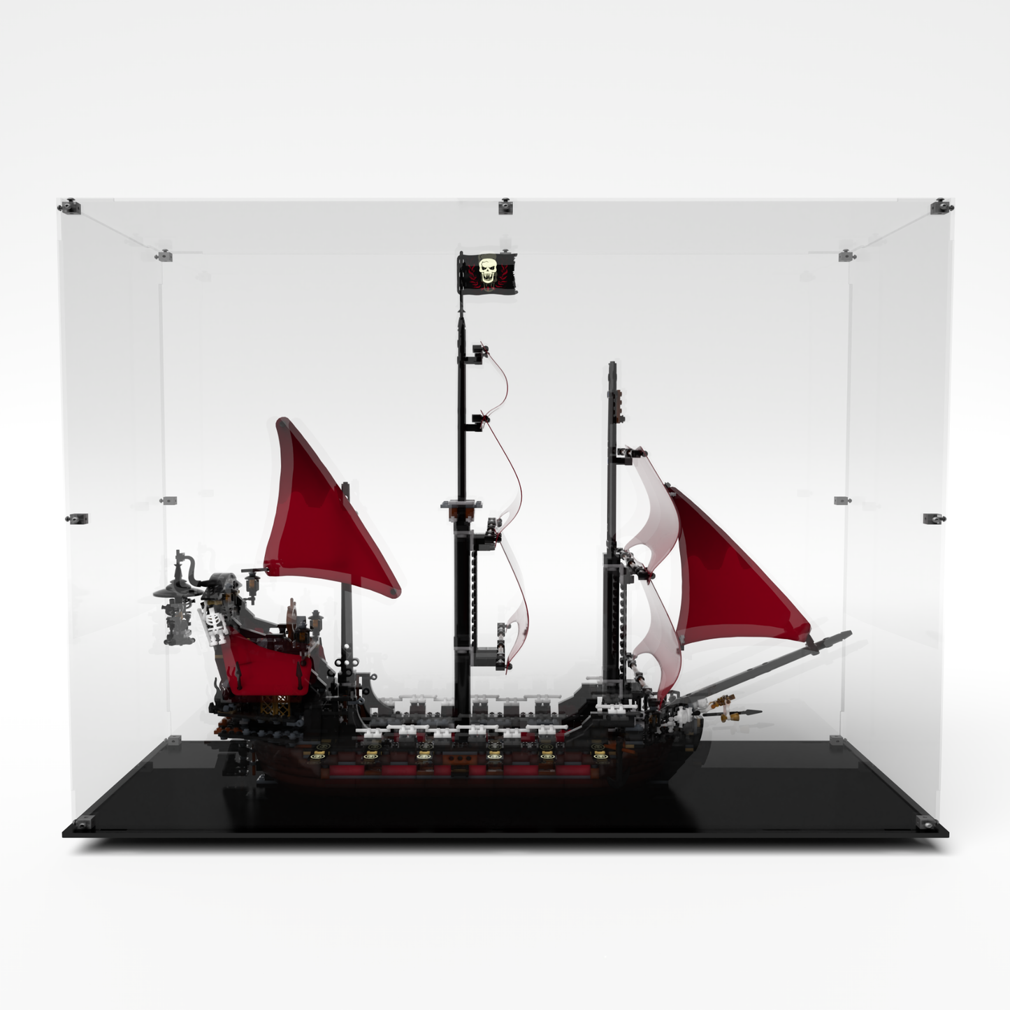 Display Case for Lego® Pirates of the Caribbean 4195 Queen Anne's Revenge