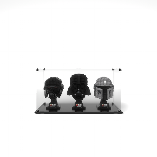 Display Case for Lego® Three Helmets
