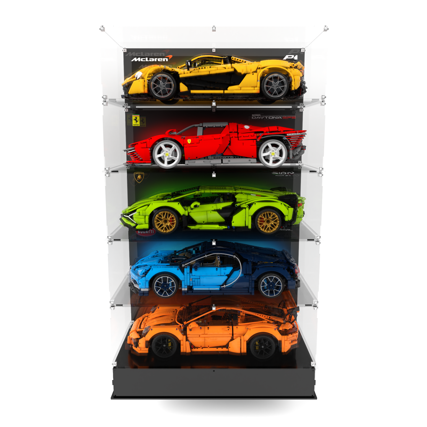 Display Case for Lego® Ferrari Daytona SP3 42143 stackable