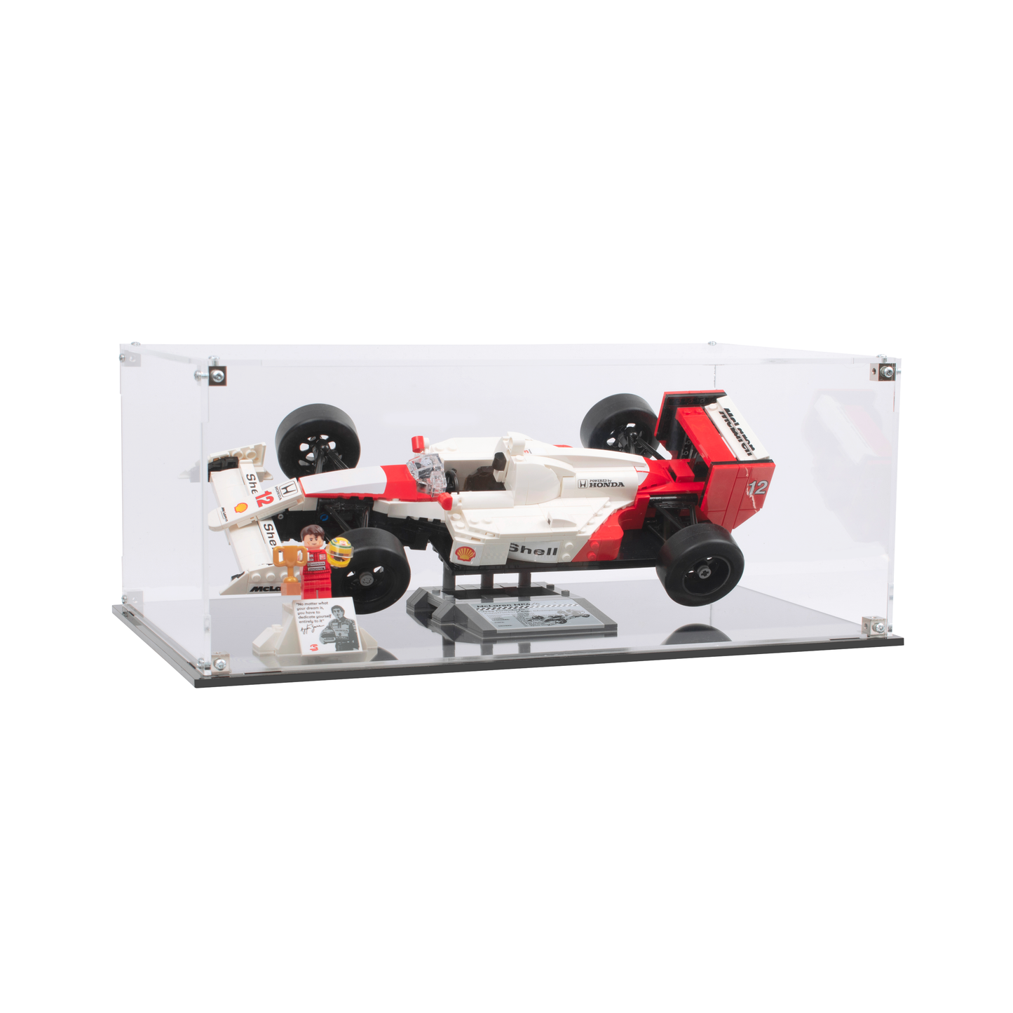 Display Case Box for Lego® McLaren MP4/4 & Ayrton Senna 10330 stackable