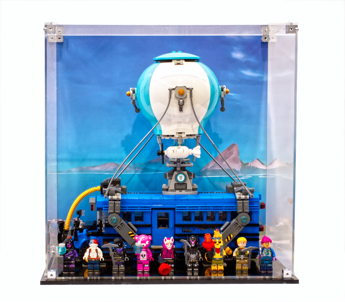 Display Case Box for Lego® 77073 Fortnite Battle Bus