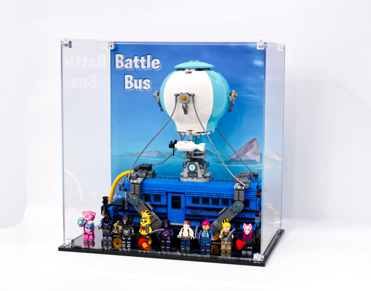 Display Case Box for Lego® 77073 Fortnite Battle Bus