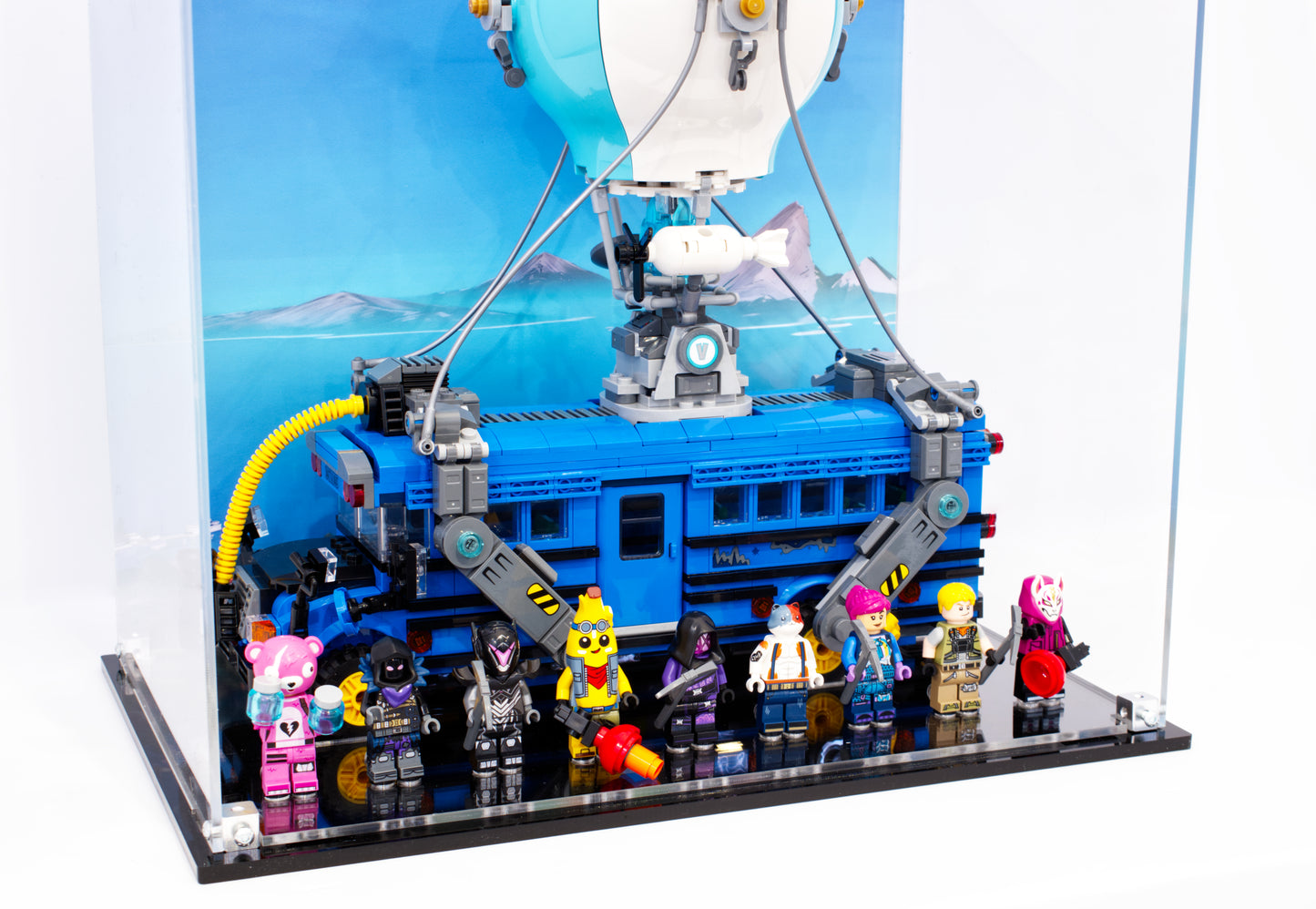 Display Case Box for Lego® 77073 Fortnite Battle Bus