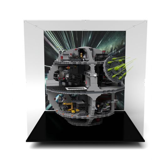 Display Case for Lego® 75159 Star Wars® Death Star. Free Plaque