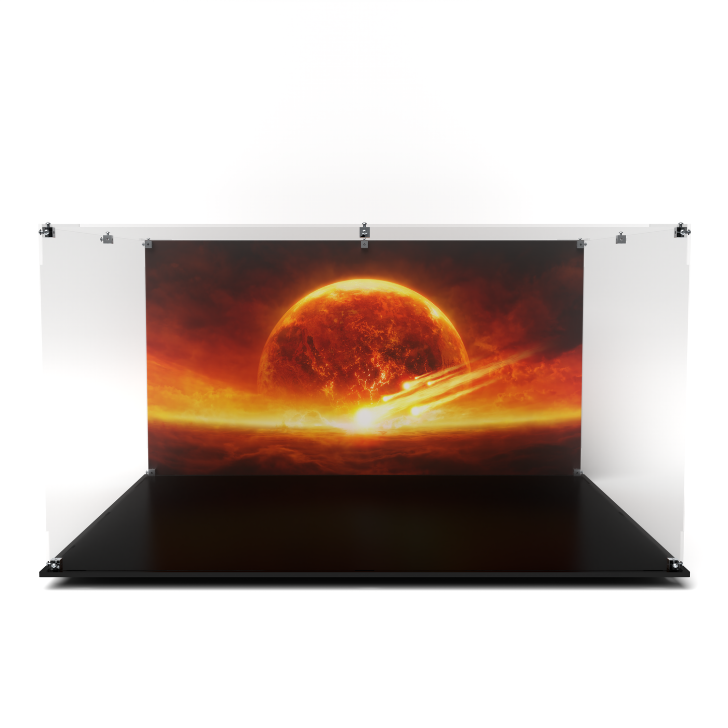 Display Case Box for Lego® Star Trek: U.S.S. Enterprise NCC-1701-D™ 10356 with free shuttle stand