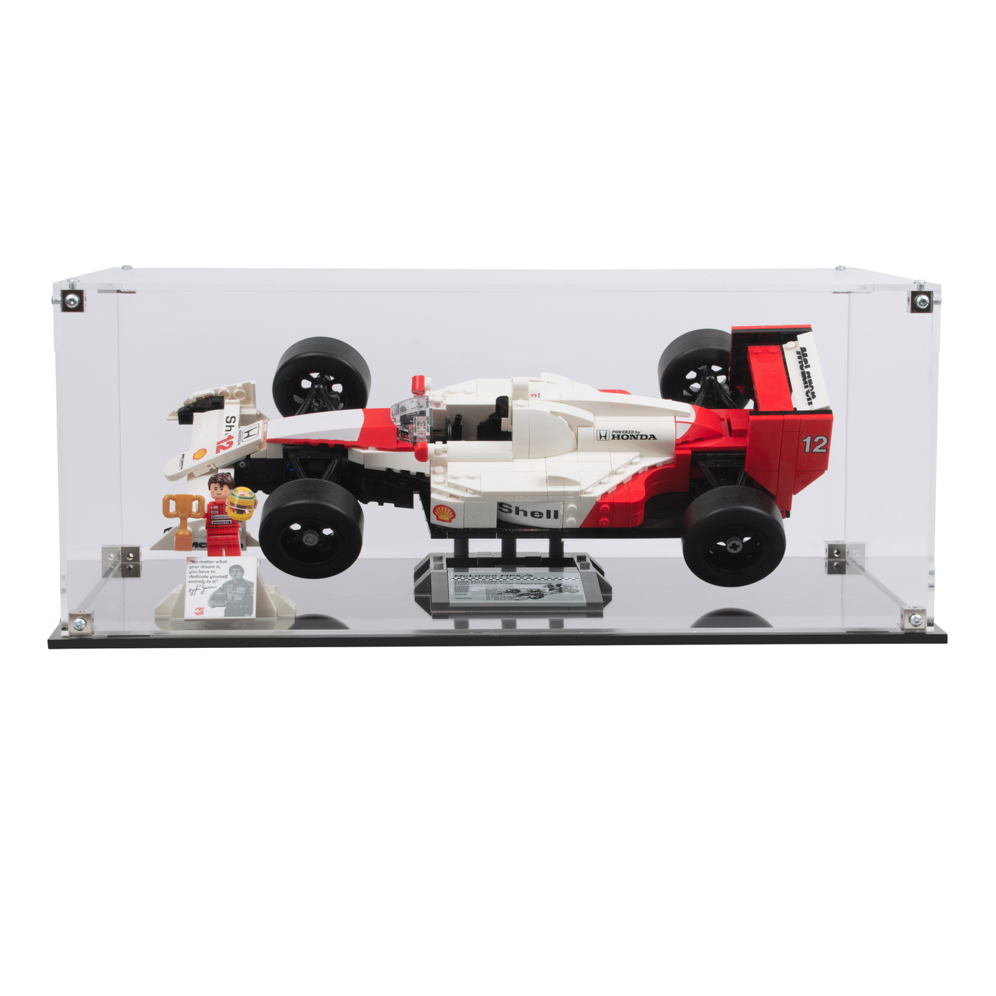 Display Case Box for Lego® McLaren MP4/4 & Ayrton Senna 10330 stackable