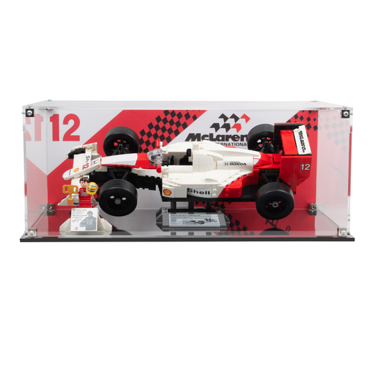 Display Case Box for Lego® McLaren MP4/4 & Ayrton Senna 10330 stackable