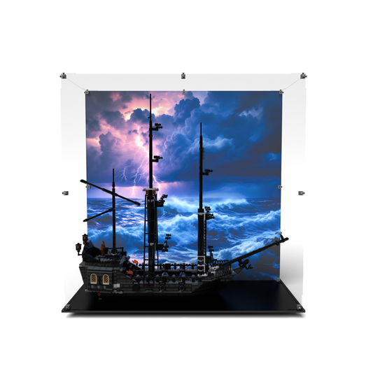 Display Case Box for Lego® Pirates of the Caribbean 4184 Black Pearl
