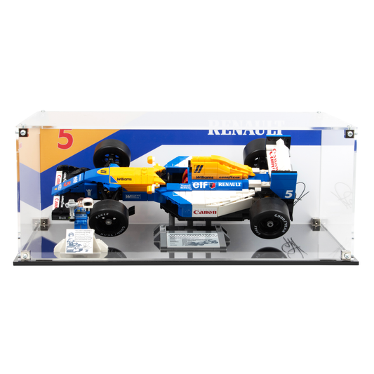 Display Case Box for Lego® Williams Racing FW14B & Nigel Mansell 10353 stackable