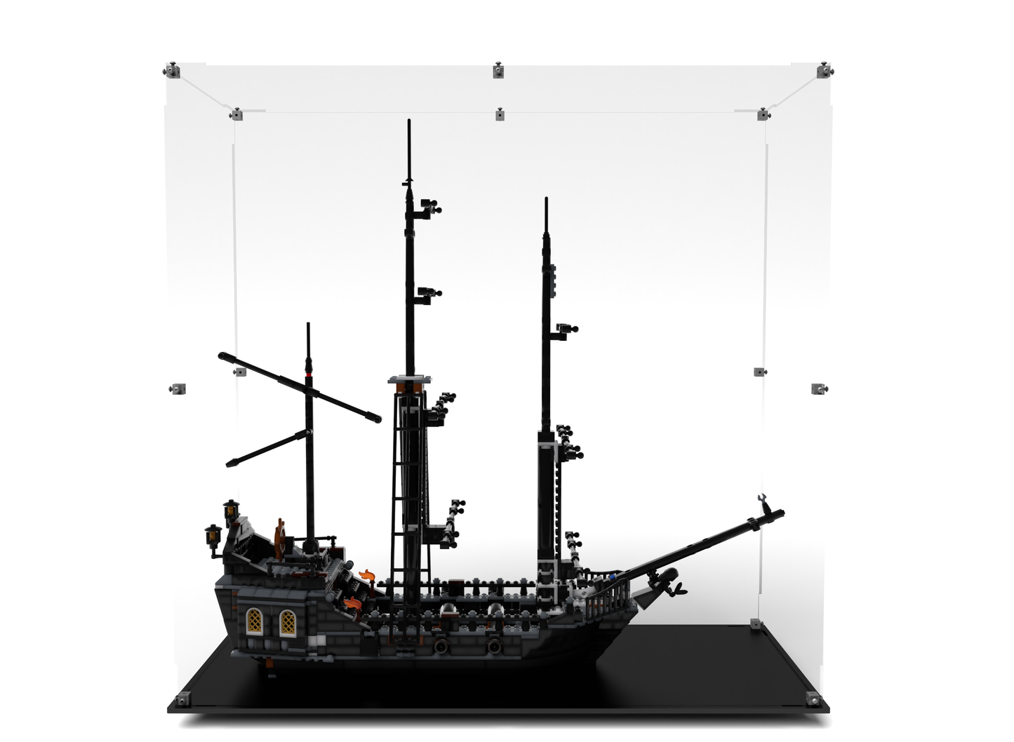 Display Case Box for Lego® Pirates of the Caribbean 4184 Black Pearl