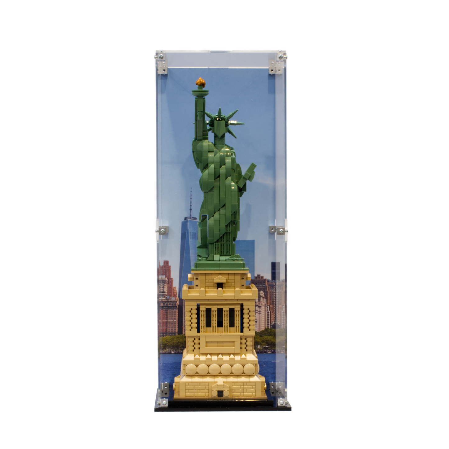 Display Case for Lego® 21042 Architecture Statue of Liberty