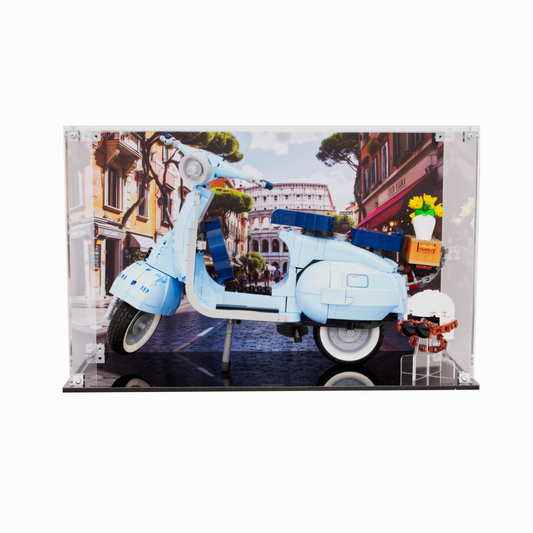 Display Case for Lego® 10298 Vespa 125 FREE helmet stand
